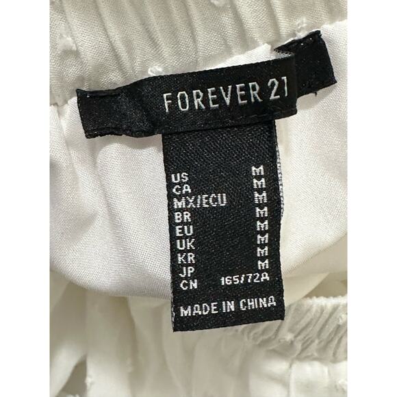 Forever 21 white pull on mini skirt size M - Picture 3 of 10